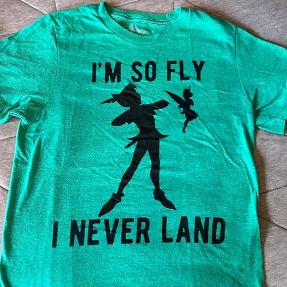 Disney Tops - I’m So Fly I Never Land Disney T-Shirt